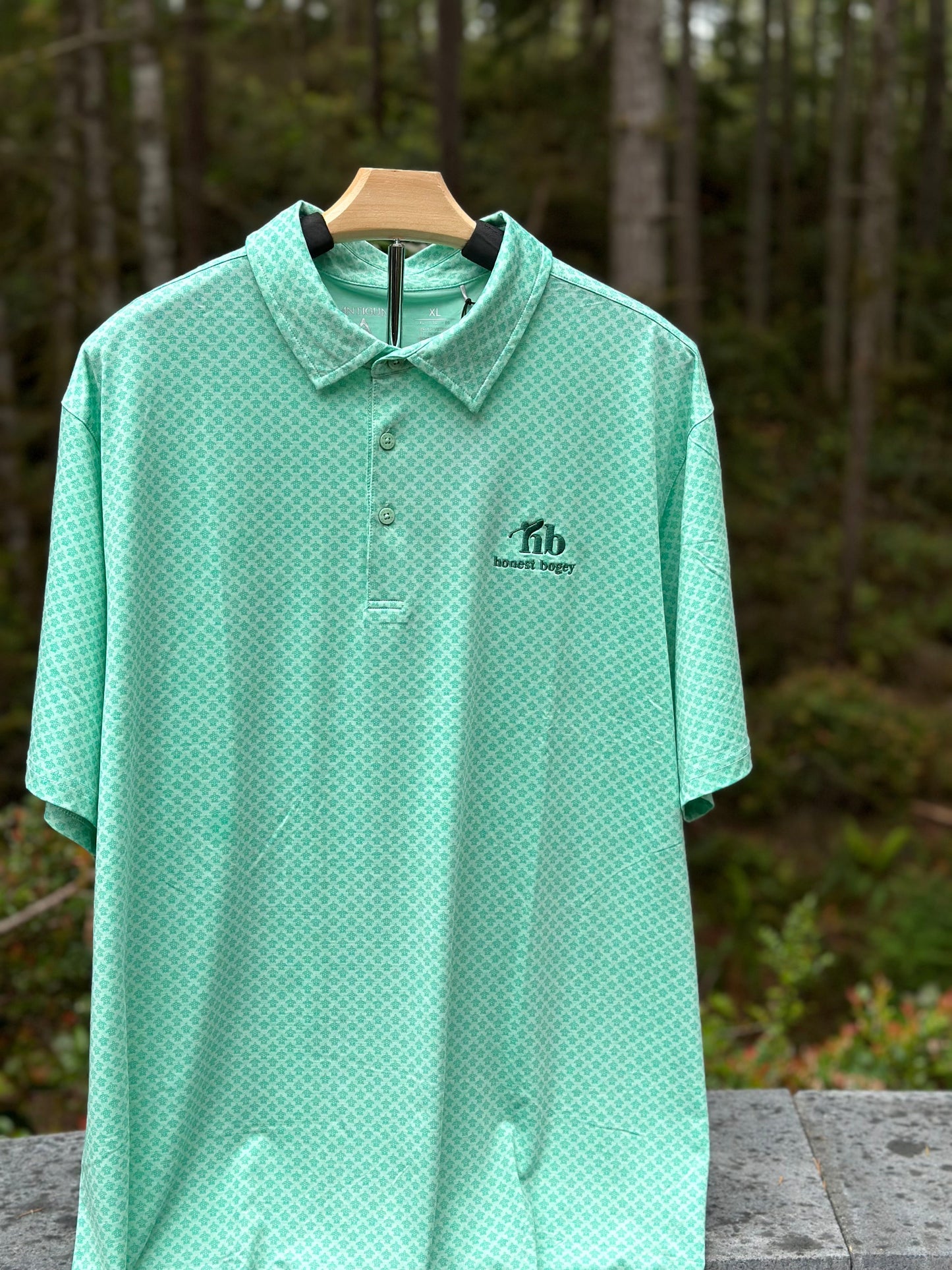 Men's golf polo - turtles print