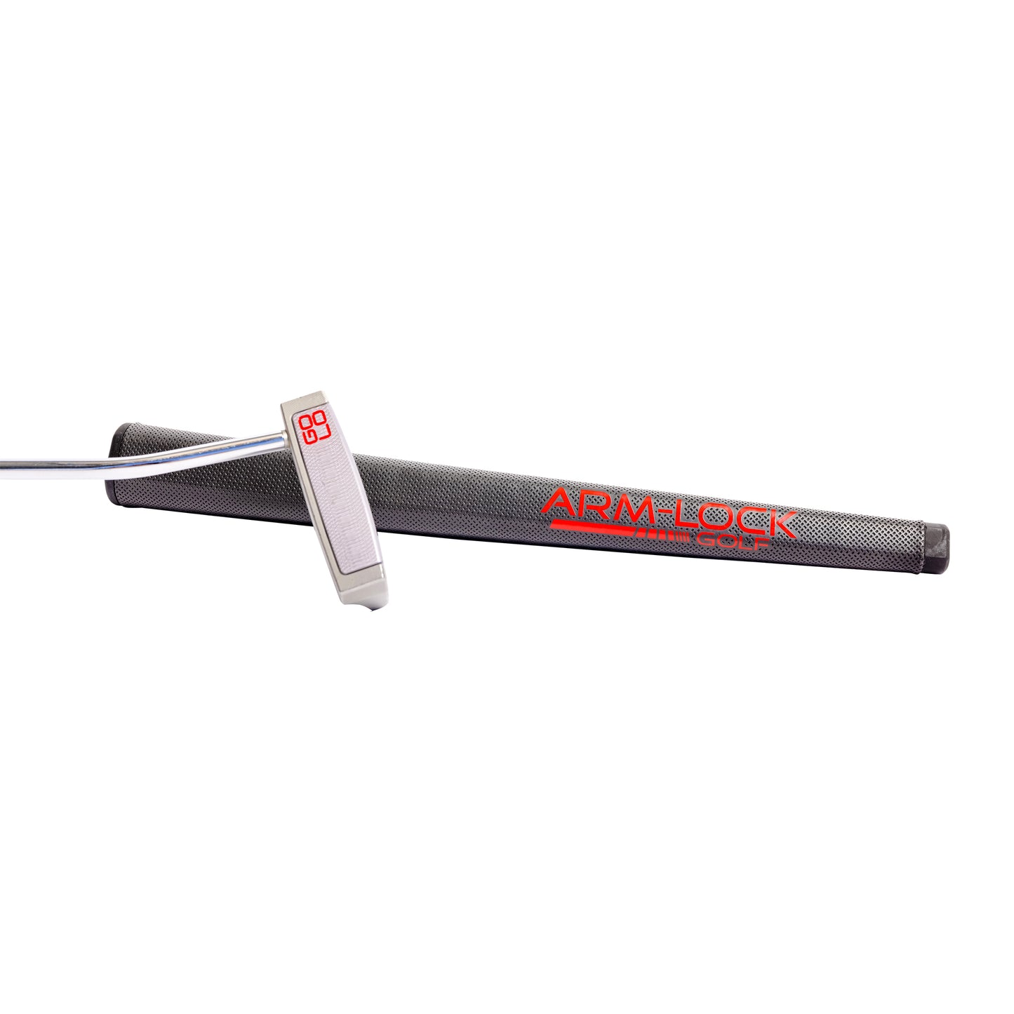 Arm Lock Putter Grip by Arm Lock Golf  AL3 Converter Grip in Black and Red - Arm-Lock Golf